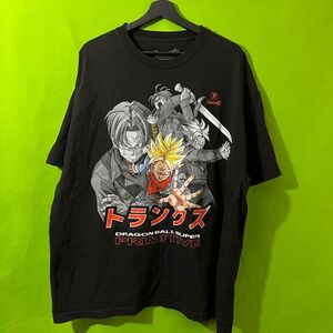Primitive Dragon Ball Super Trunks Graphic T-Shirt Black Mens XL Anime Tee